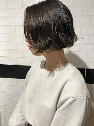 ショート パーマ ボブ／髪質改善／ 銀座／CHIEのヘアスタイル