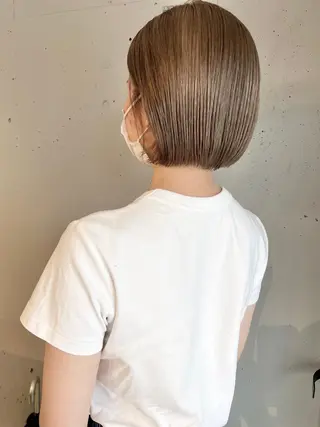 ミディアム カラー ZOA classic hair所属・東 みのりのヘアスタイル