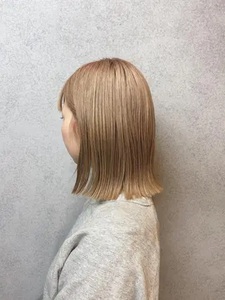 ミディアム カラー 丸山 晶平のヘアスタイル