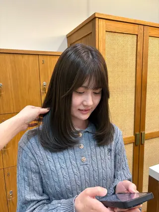 ミディアム jr.stylist 小島千穂🎀のヘアスタイル
