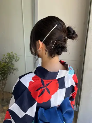 ヘアアレンジ 藤井 美歩/赤髪のヘアスタイル