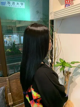 ロング カラー ヘアアレンジ 金子 廉のヘアスタイル