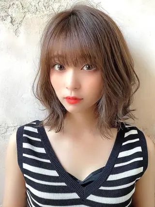 ミディアム カラー 三重で1番ショートが 上手い美容師💎廣田のヘアスタイル