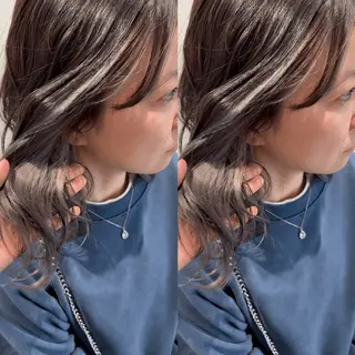 ミディアム sara中谷 哲のヘアスタイル