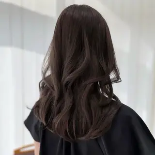 セミロング カラー 韓国ヘア/耳ツボジュ エリー♡ayumuのヘアスタイル