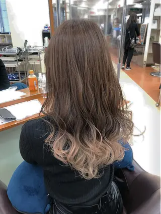 ロング カラー 【ニュアンスカラー・ 髪質改善】スズキカナのヘアスタイル