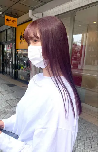 ロング みなもと ちはるのヘアスタイル