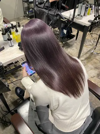 カラー ハッシュカット レイヤー/ juriのヘアスタイル