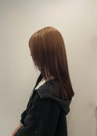 セミロング 🎨白髪染め/ 白髪ぼかし/近藤怜那のヘアスタイル