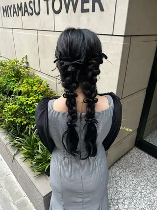 ロング ヘアアレンジ ⭐️ アユミ⭐️のヘアスタイル