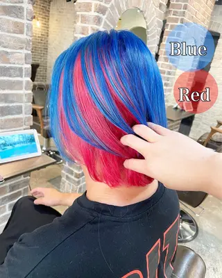 ミディアム カラー ACROあべの店所属・艶カラー/インナー /グラデ/大西小百合のヘアスタイル