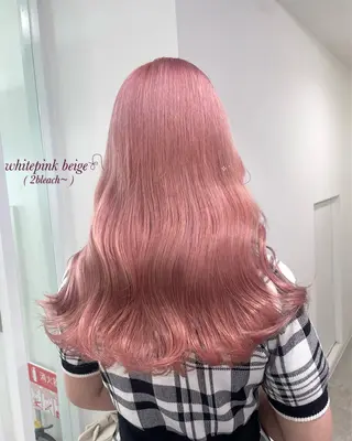 ロング 盛れる暖色🎀ガーリ ーヘア🎀きっかのヘアスタイル