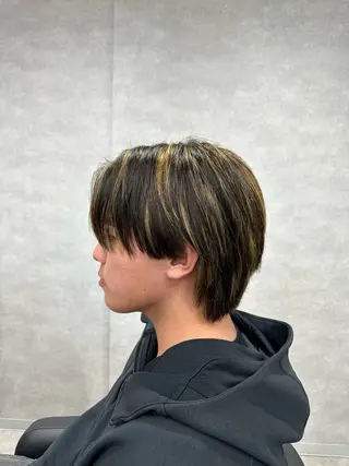 ショート カラー メンズ 【メンズ特化】 サエキカズマのヘアスタイル