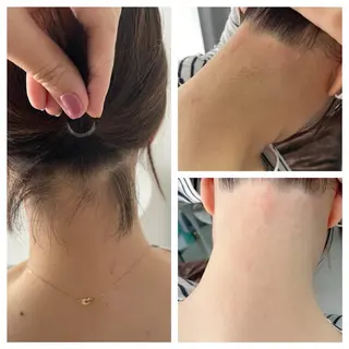 ミディアム カラー メンズ 河上★うなじや首回り Wax脱毛が得意ですのエステ・リラクイメージ