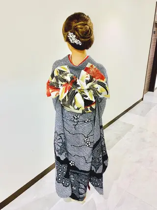 ロング ヘアアレンジ Hair&Make  Delight*のヘアスタイル