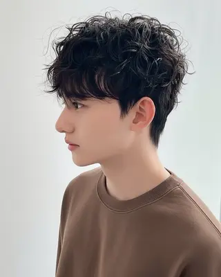 ショート パーマ メンズ FIX hair所属・メンズパーマ FIX 店長のヘアスタイル