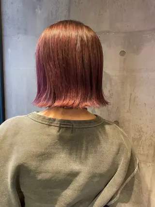 ショート カラー ヘアフラッグ西葛西店所属・デザインカラー⭐️ Yamauchiのヘアスタイル