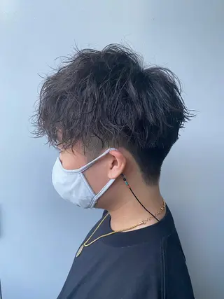 ショート メンズ 🟦ニュアンス/メン ズパーマ横浜🟦のヘアスタイル