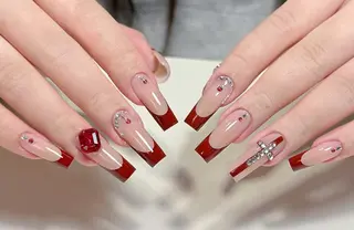 ネイル By moonネイル 🌷ワンホン/韓国風のネイルデザイン