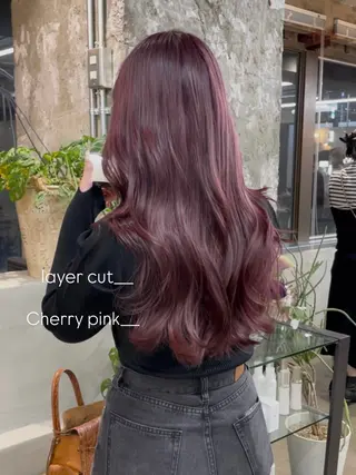 ロング カラー ミズタ マイのヘアスタイル