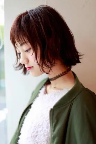 ショート カラー 四ッ家 裕【店長】のヘアスタイル