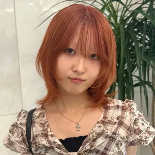 ミディアム マエダルイ🌐 レイヤースタイルのヘアスタイル