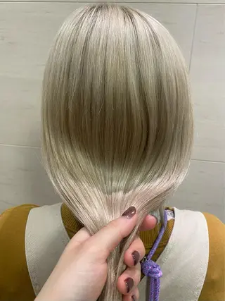 ミディアム 暖色カラー /ヘアアレンジ/花鈴のヘアスタイル