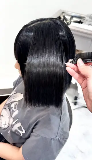 ミディアム カラー 💘韓国カラー💘 クルミのヘアスタイル