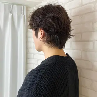 ショート パーマ メンズ abilita AZUSAのヘアスタイル