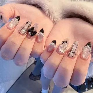 ネイル Nail Share Salon Mariris所属・ユカ‎𖤐nail 堺筋本町/心斎橋のネイルデザイン