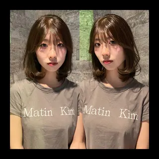 ミディアム カラー mai / linoah˚✧のヘアスタイル