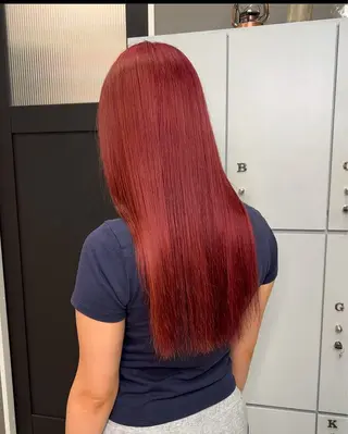 ロング 佐藤 玲杏のヘアスタイル