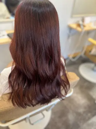 ミディアム カラー 髪質改善&トリートメント Loops鷺沼店所属・🌷髪質改善/ 落合 咲弥🌷のヘアスタイル
