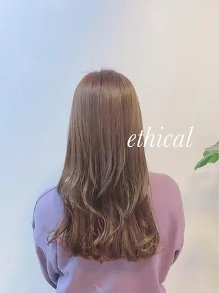 ロング カラー 【エシカル】 HOSOMIのヘアスタイル