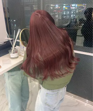 ロング カラー 韓国ヘア🎀艶髪 /渋谷/Manaeのヘアスタイル