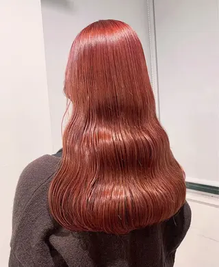 ロング 韓国レイヤー🕊️ 柔らかベージュ🧸のヘアスタイル