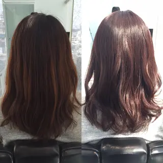 ミディアム セミロング ロング カラー Re:ta KANZOのヘアスタイル