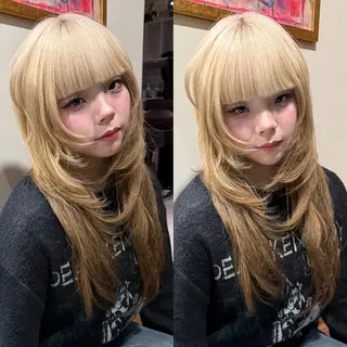 ロング カラー mai / linoah˚✧のヘアスタイル