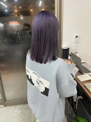 セミロング カラー パーマ ヘアアレンジ メンズ キッズ ネイル マツエク・マツパ アイブロウ Eirデザイナーズ サロン茶屋町tomoのヘアスタイル