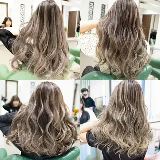 ロング カラー Re:ta Hair 飯田淳平のヘアスタイル
