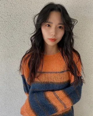 ロング ヘアアレンジ 原 瑞希のヘアスタイル