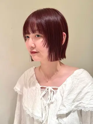 ショート 松本優香/ボブ/ダ ブルカラー/髪質改善のヘアスタイル