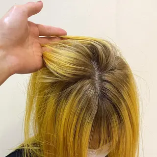 ミディアム カラー 美髪改善・ブリーチ tadasuke⭐️のヘアスタイル