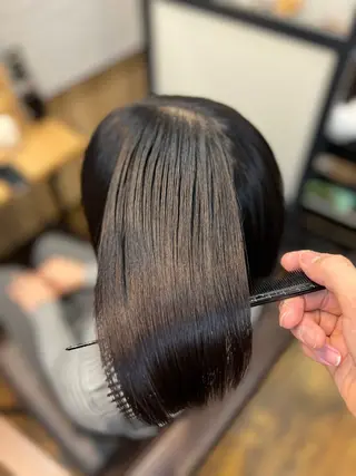 セミロング Salowin銀座suite店所属・美髪縮毛矯正/髪質 改善カラー/寺倉海人のヘアスタイル