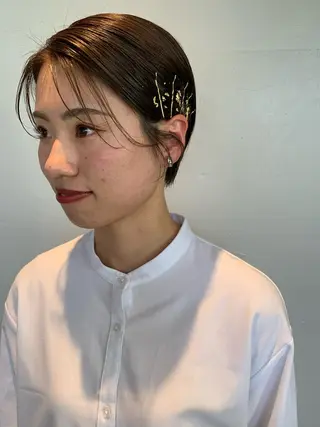 ミディアム カラー AO所属・RISAKO 艶髪モテヘア🎀府中のヘアスタイル