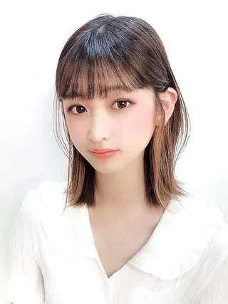 ミディアム 💛無料カット✂️✨ カラーモデル募集🌈のヘアスタイル