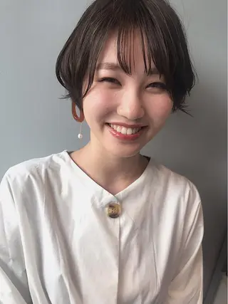 ショート カラー lani 天神大名/ブリーチのヘアスタイル