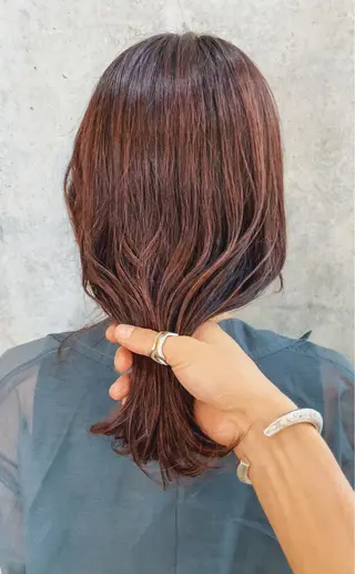 ミディアム カラー 【雰囲気ﾍｱ☺︎】 岩井隼人のヘアスタイル