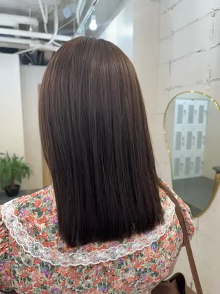 セミロング LoRE hair 四条河原町　西尾友里のヘアスタイル