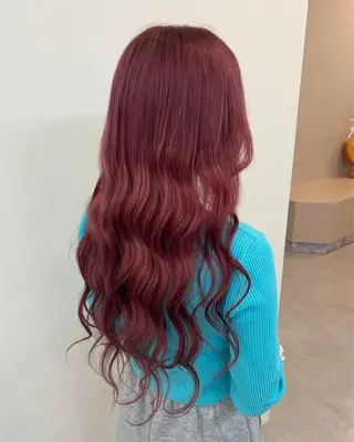 ロング カラー 🎀透明艶カラー🎀 大橋美優🎀のヘアスタイル